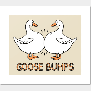 Funny Cartoon Goose Bumps Posters and Art